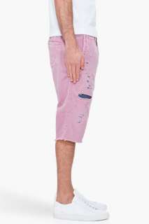 True Religion Purple Travis Chino Shorts for men  