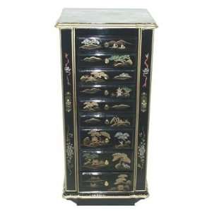  Black Imperial Jewelry Cabinet