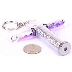 Toy Kaleidoscopes, Childrens Toys, Silver Liquid Motion 4  Small Key 