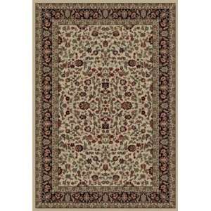   Global   Jewel   4063 Kashan Area Rug   710 x 910   Ivory, Black