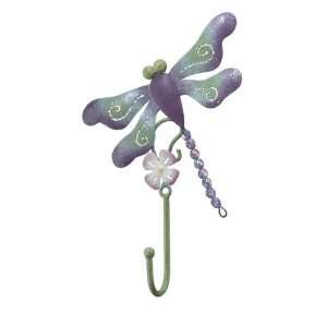   Regal Gift Dragonfly Metal Single Wall Hook Key Rack