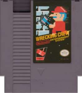 WRECKING CREW   Classic NES Nintendo Game 74299009082  