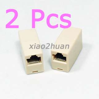 Pcs RJ45 8P8C Changer Network LAN Extension Adapter  