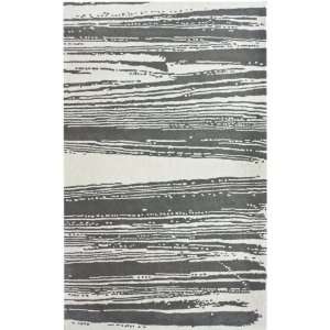  Hand Tufted Wool Carpet Area Rug 8x10 Grey Film Strip 