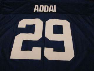 NFL Team Apparel Indianapolis Colts Blue Joseph Addai #29 Football 
