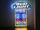 bud light budwieser neon 2004 nba laker all star game