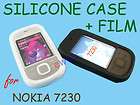   Skin Cover Soft Case + Screen Protector for Nokia 7230 GJZSF03