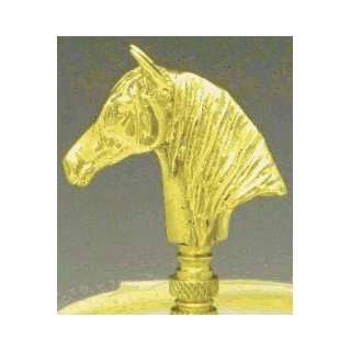   Mayer Mill Brass   HSFN 1   Horse Head Lamp Finial