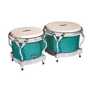  Latin Percussion M200F KR Bongo Drum Green Glitter Finish 