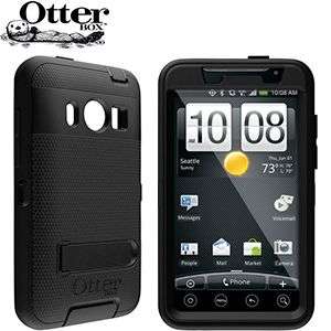 New Retail OtterBox Black Defender Case w/Screen Protector for HTC EVO 
