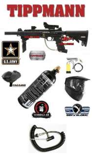   US Army Carver One Extreme Paintball Gun PACK With Coil Remote NEW Set