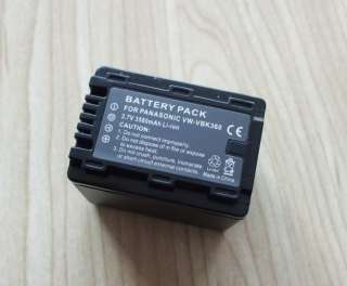 NEW Battery for Panasonic VW VBK360 HDC TM90 HS80 TM80 SD60 SDR H100 