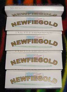 10 Packs NEWFIEGOLD Cigarette Rolling Papers 500 Leaves  