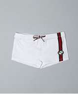 Gucci TODDLER / KIDS white swim trunks style# 318122901