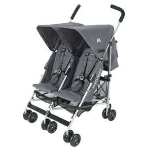  Maclaren Twin Triumph Stroller, Charcoal Baby