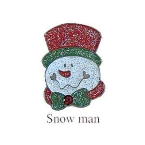  Snow Man Crystal Golf Ball Marker with Magnetic Clip 