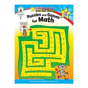  Puzzles & Games for Math gr 3 Toys & Games