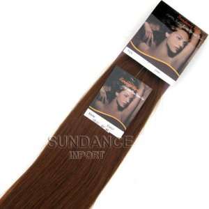 CLIP ON INDIAN REMY HUMAN HAIR EXTENSION SET 18 COLOR 6(MEDIUM/LIGHT 