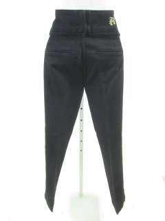 RICH & SKINNY Black Denim Flared Slacks Jeans Sz 26  