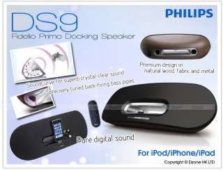 Philips Fidelio Primo DS9 Docking Speaker  DS 9 for iPod 