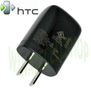 OEM Home Charger + USB Data Cable HTC EVO 3D RADAR RAIDER REZOUND 