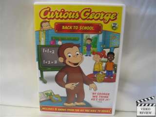 Curious George Back to School (DVD, 2010) 025192043833  