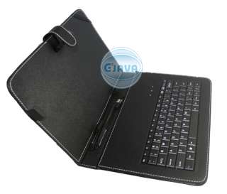   Bag Stylus Pen USB Keyboard Leather Case For 10 Tablet PC MID  