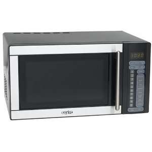 Sanyo EM S5595S Mid Size Stainless Steel Microwave Oven with Built In 