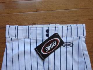 BIKE Mens Baseball Softball PANTS Navy Pinstripe size S NWT P1009 