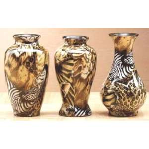  Mini Safari Patchwork Vases
