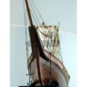    TEKSTAR~XEBEC / CHEBEC FRENCH MODEL SHIP WOODEN BOAT Toys & Games