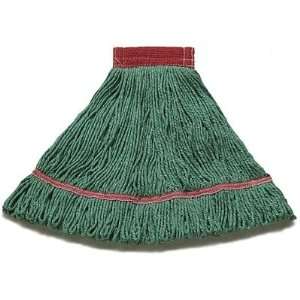  Antimicrobial Mops, Narrow Band, Large, Green, 2/CA