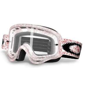 Oakley MX O Frame Dirt MotoX Motorcycle Goggles Eyewear   Color Red 