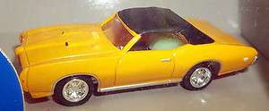   Lightning ThunderJet 500 HO Scale Slot Car Body Yellow Pontiac GTO TJ3