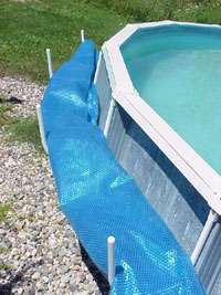 Aboveground Swimming Pool Solar Blanket Cover Saddle  