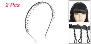 Pcs Metal Teeth Comb Style Black Headband Hair Hoop for Lady  