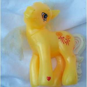 My Little Pony, Yellow Pony 3 with White Real Hair, Replacement 