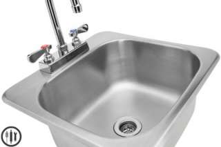 Stainless Steel Drop In Hand Sink 20 x 17  