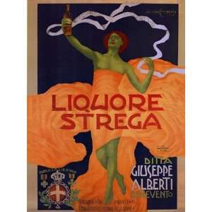  Liquore Strega 1906   Poster by Alfredo Chappuis (23.5x31 