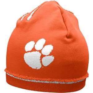  Nike Clemson Tigers Orange Jersey Knit Beanie Sports 