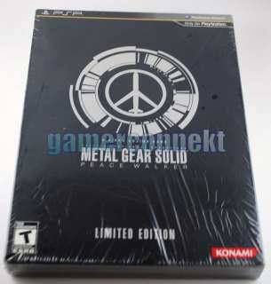 Metal Gear Solid Peace Walker Limited Edition PSP NEW  