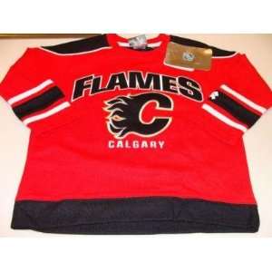  2011 12 Calgary Flames Age 4 Mesh Fashion Jersey Child Kids NHL 