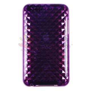   with apple ipod touch 2nd 3rd gen clear purple diamond quantity 1 keep