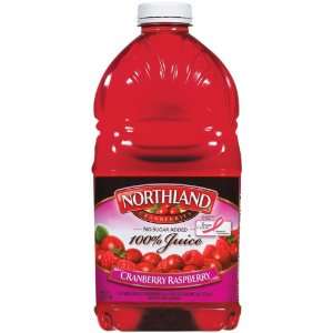 Northland 100 Juice Cranberry Raspberry   8 Pack  Grocery 