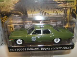 GreenLight COUNTY ROADS 7  1975 Dodge Monaco Boone County Police Car 