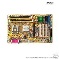 Asus P5PL2, Socket 775 DDR MB, Refurbished  