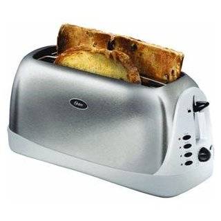 Oster 6330 Inspire 4 Slice Toaster, Brushed Stainless Steel