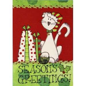  Holiday Cat Christmas Garden Flag Small 12.5 x 18 for 