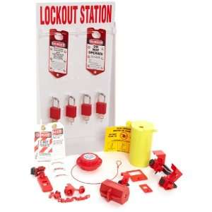   Padlocks, Tags, and Devices, Open Station, Includes 6 Safety Padlocks