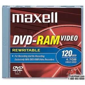  Maxell 567614 DVD RAM Video 4.7GB Cartridge Electronics